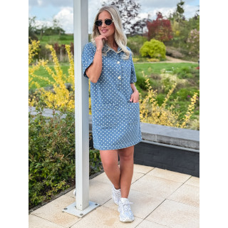 Robe en jeans Ardélya - Bleu