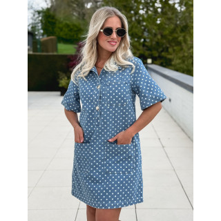 Robe en jeans Ardélya - Bleu