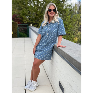 Robe en jeans Ardélya - Bleu