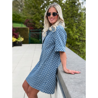 Robe en jeans Ardélya - Bleu