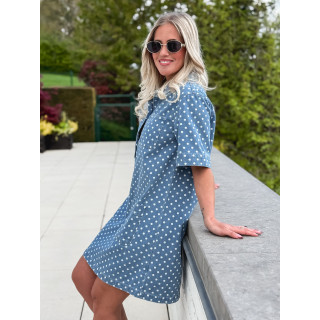 Robe en jeans Ardélya - Bleu