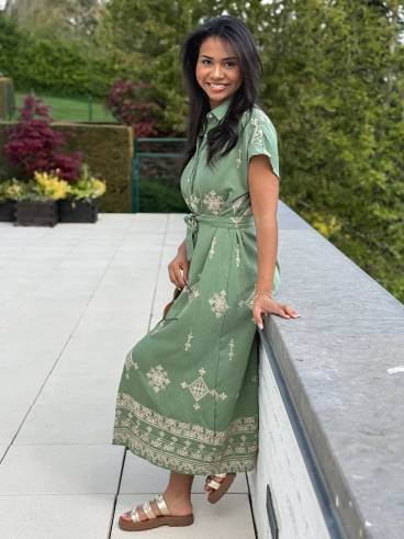 Robe Thelma - Vert