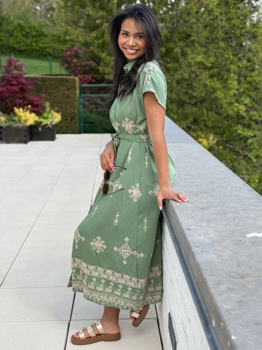 Robe Thelma - Vert