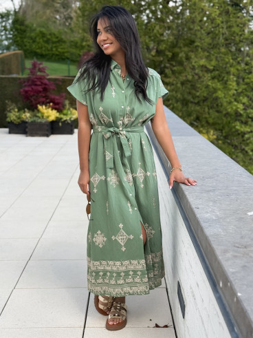 Robe Thelma - Vert