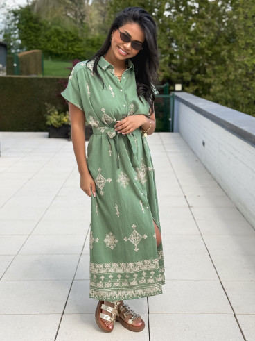 Robe Thelma - Vert