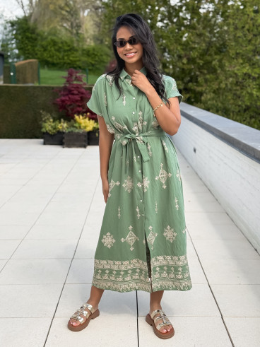 Robe Thelma - Vert
