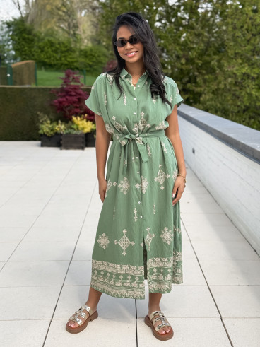 Robe Thelma - Vert
