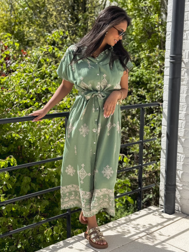Robe Thelma - Vert