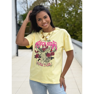 T-shirt "Hard Rock" - Jaune