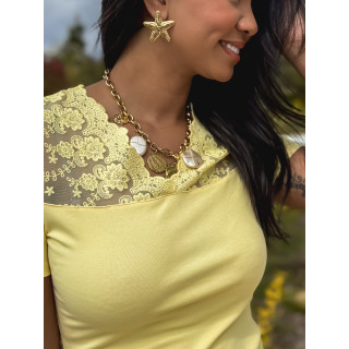 Blouse Anamaria - Jaune