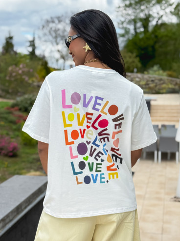 T-shirt Lovina - Blanc
