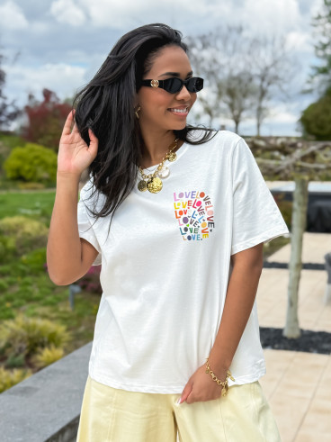 T-shirt Lovina - Blanc