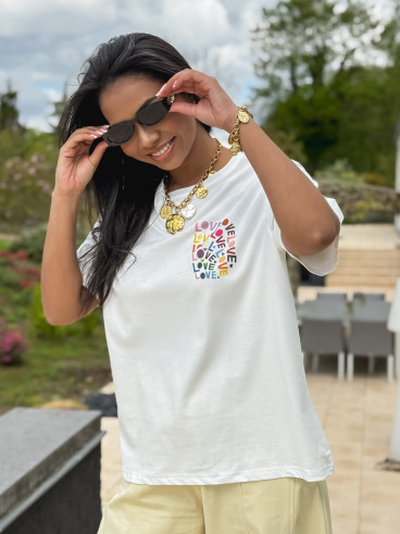 T-shirt Lovina - Blanc