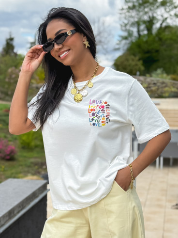 T-shirt Lovina - Blanc