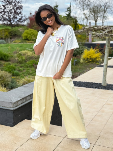 T-shirt Lovina - Blanc