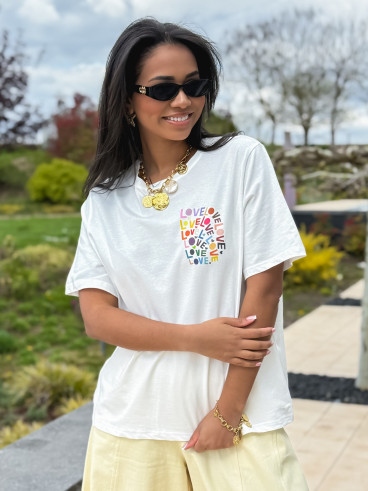 T-shirt Lovina - Blanc