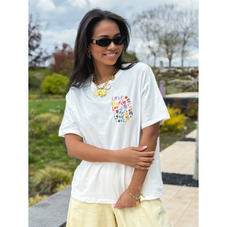 T-shirt Lovina - Blanc