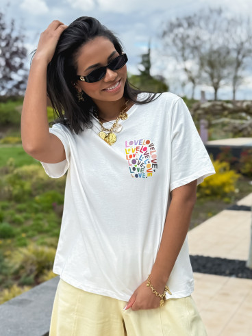 T-shirt Lovina - Blanc