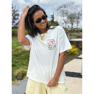 T-shirt Lovina - Blanc