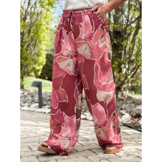 Pantalon à motifs Lalia - Rose