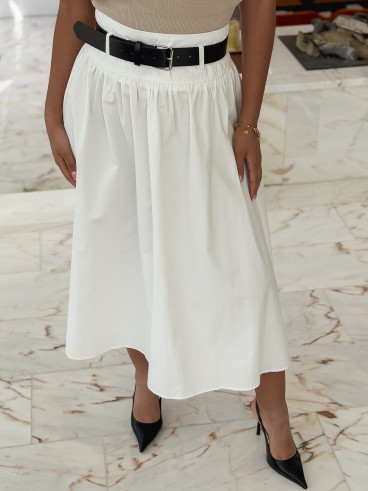 Jupe longue Izia - Blanc