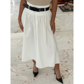 Jupe longue Izia - Blanc