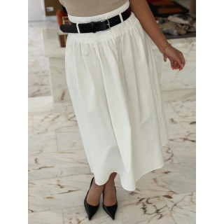 Jupe longue Izia - Blanc