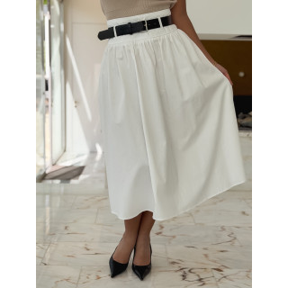 Jupe longue Izia - Blanc