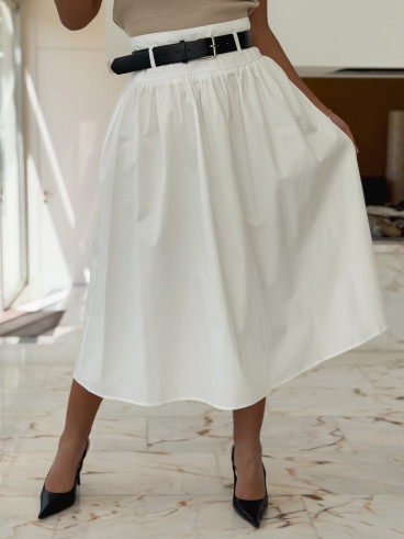 Jupe longue Izia - Blanc