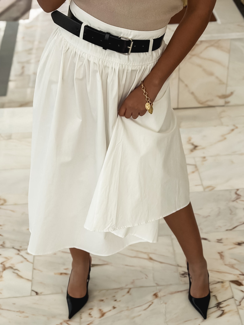 Jupe longue Izia - Blanc