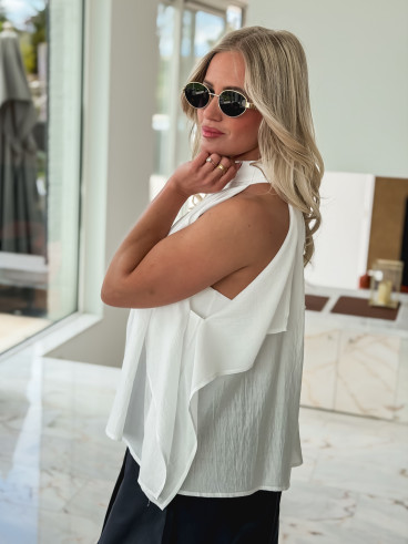 Blouse Nyora - Blanc