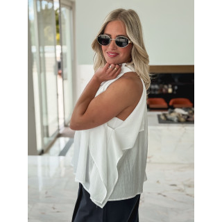 Blouse Nyora - Blanc