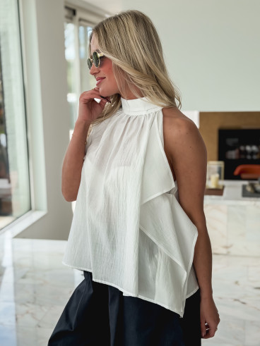 Blouse Nyora - Blanc