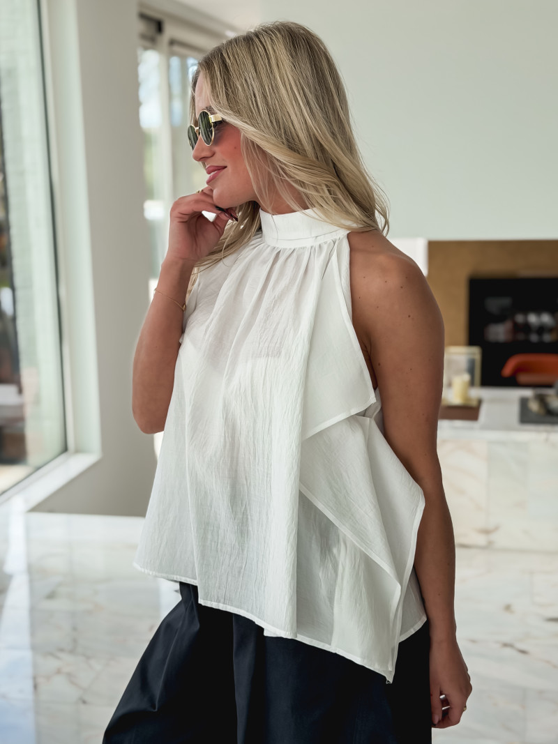 Blouse Nyora - Blanc