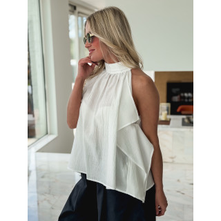 Blouse Nyora - Blanc