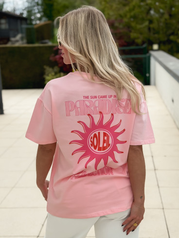 T-shirt Paradise - Rose