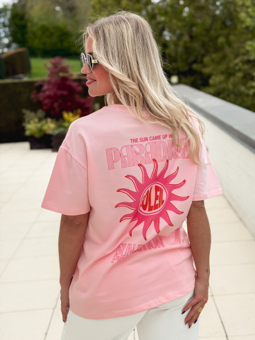 T-shirt Paradise - Rose