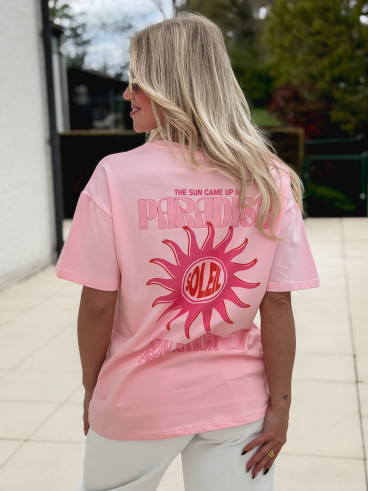 T-shirt Paradise - Rose