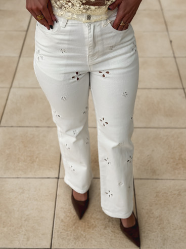Jeans Ellie - Blanc