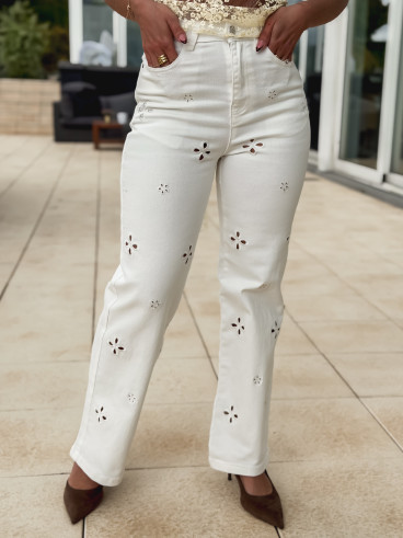 Jeans Ellie - Blanc