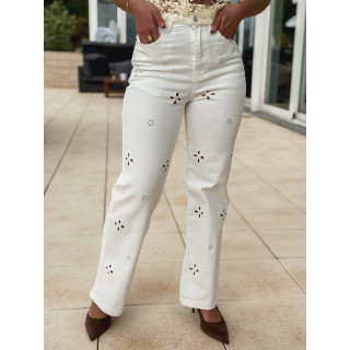 Jeans Ellie - Blanc