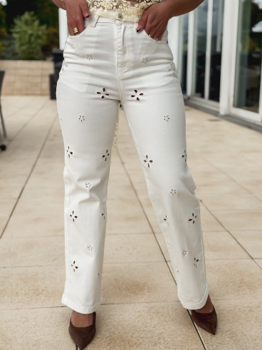 Jeans Ellie - Blanc