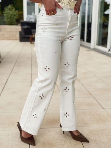 Jeans Ellie - Blanc