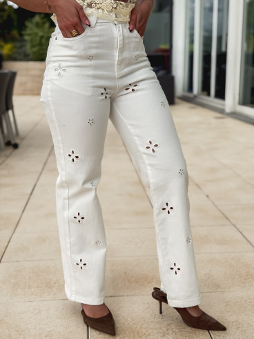 Jeans Ellie - Blanc