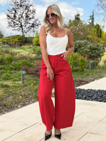 Pantalon Aélisa - Rouge