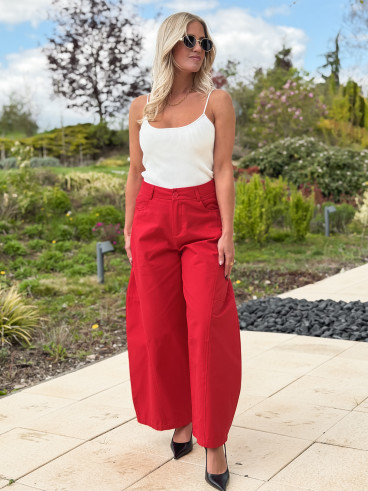 Pantalon Aélisa - Rouge