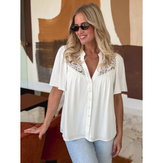 Blouse Namie - Blanc