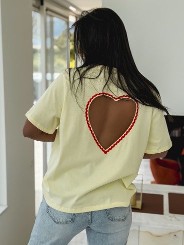 T-shirt Nayssa - Jaune