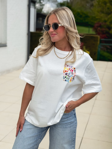 T-shirt Lovina - Blanc