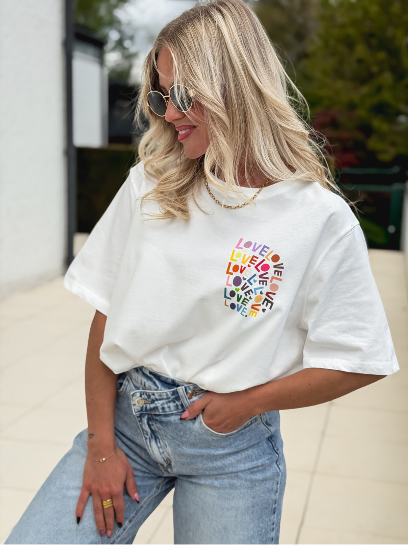 T-shirt Lovina - Blanc
